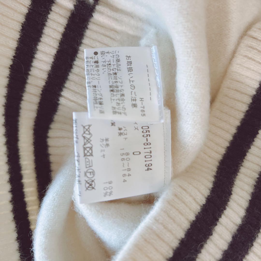 パーリーゲイツ レディース 羊毛 カシミヤ セーター ホワイト 白 長袖 0