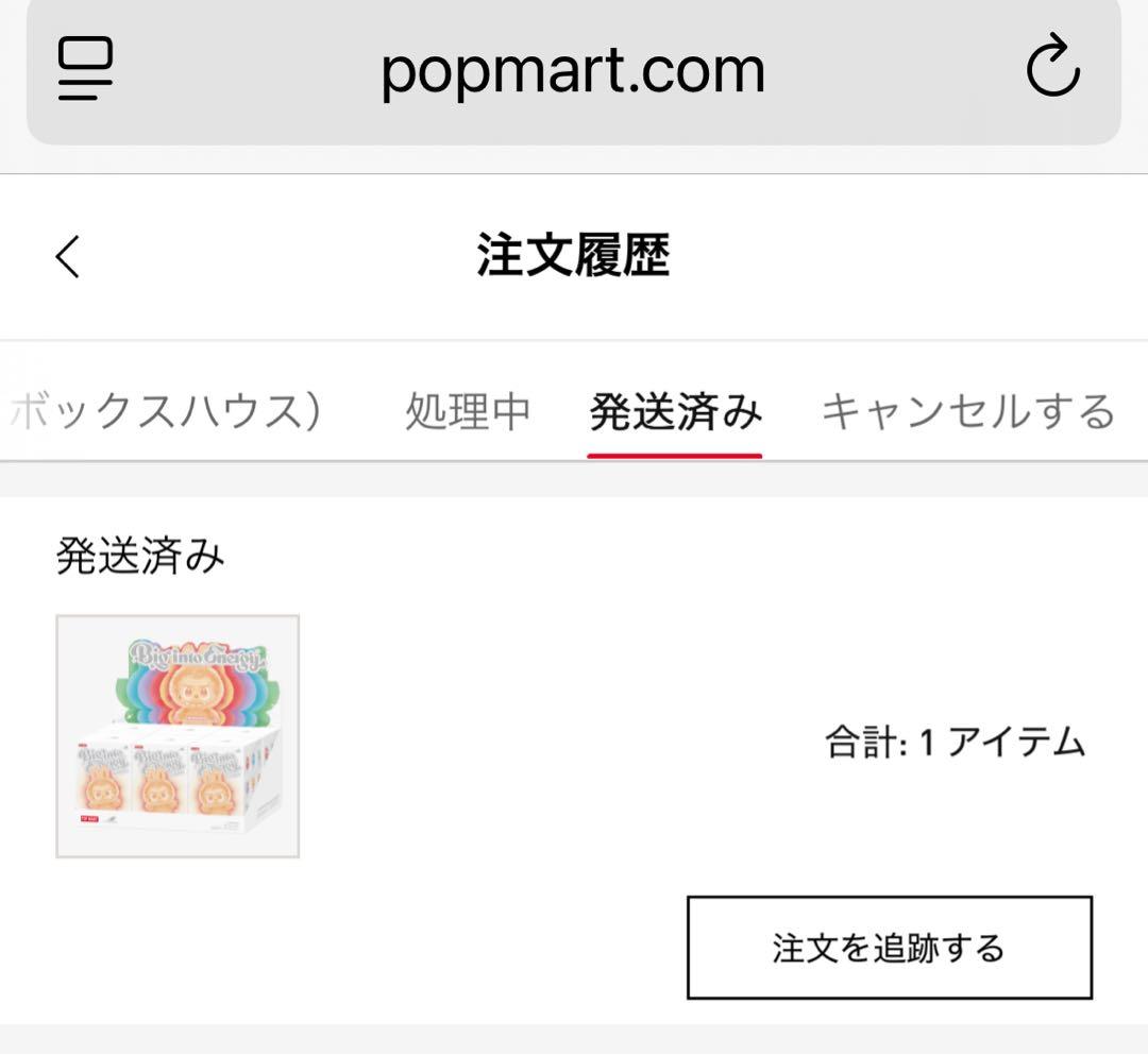 【正規品】ラブブ シークレットLabubu Big into Energy 新品