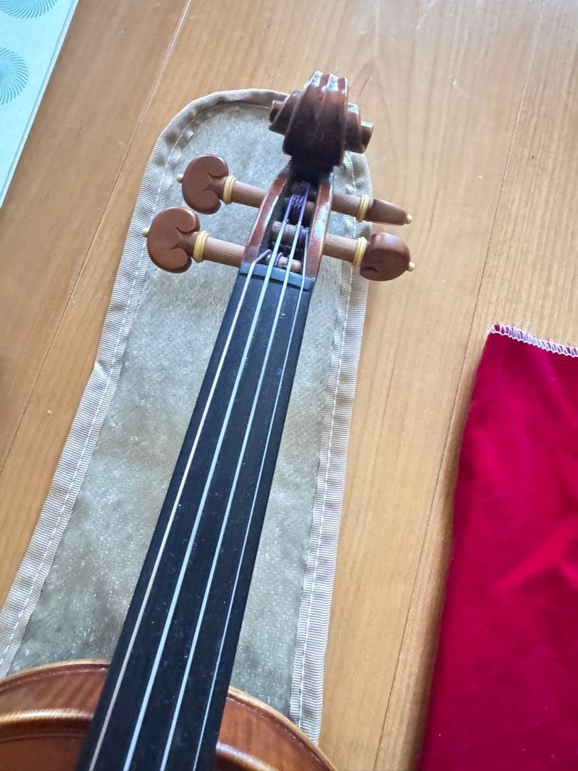 良質バイオリンと教本セット、チューナー付き　1/2