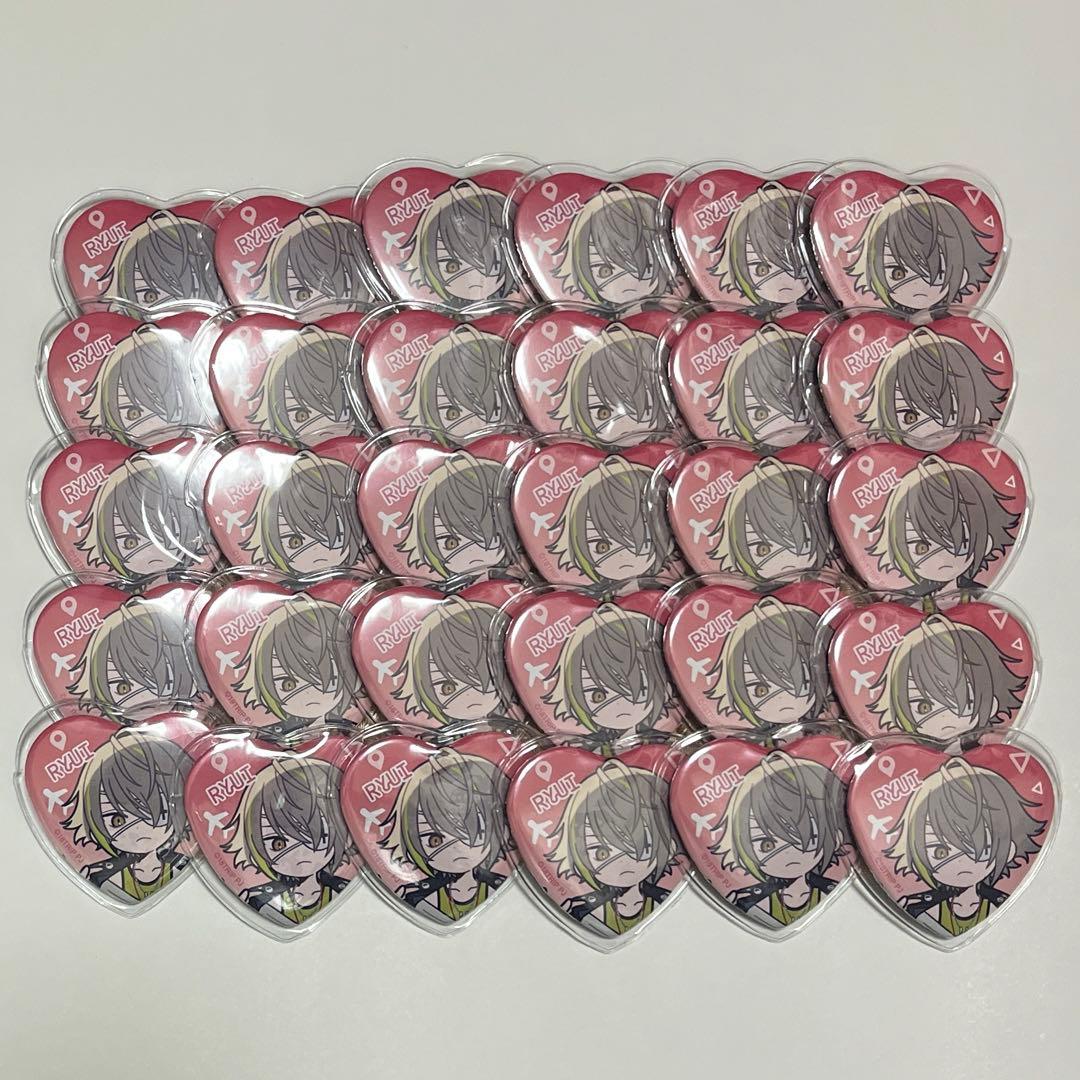 白光琉衣 ハート缶バッジ 最終値下げ