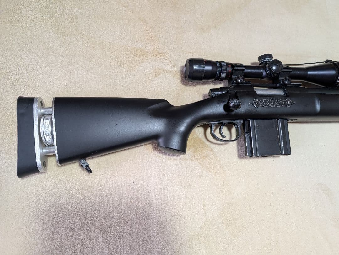 タナカワークスM24 SWS AIRスナイパーライフル ブラック スコープ付き