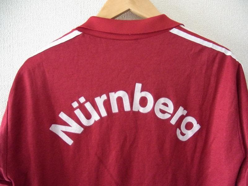 西ドイツ製 アディダス 90/91（H）ニュルンベルク 長袖 ユニフォーム M
