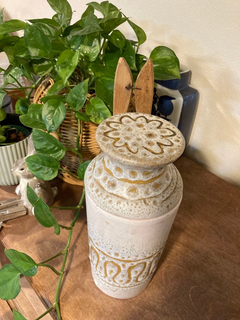 ヴィンテージ キャニスター Fat Lava CASICA