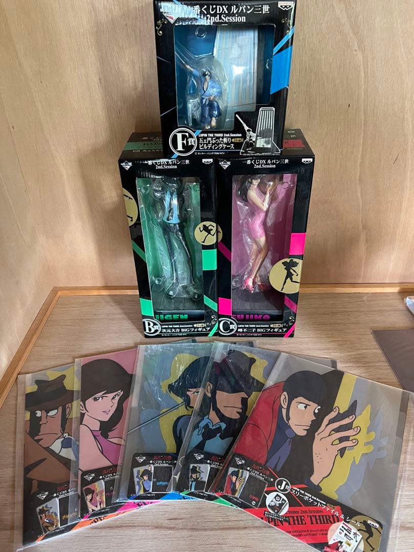 一番くじ　ルパン三世　2nd.Session B,C,F,H,J賞セット