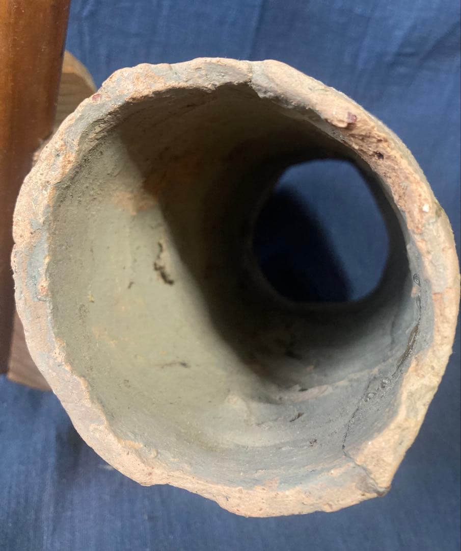 円筒人面埴輪　埴輪　古墳時代　発掘品　出土