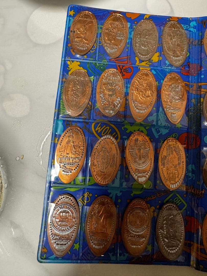 ポスター Disneyland Pressed Coin Collection