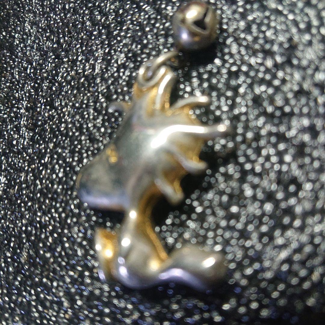 キャラクター チャーム 約3cm40年前位のキーホルダートップメッキ