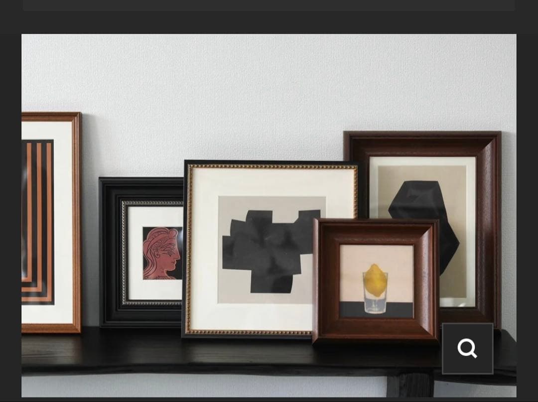 幾何学的・抽象的アートフレームセット&classy ポスター北欧