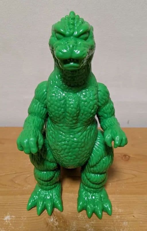 M1号 ゴジラビデオファンクラブ限定 ビオゴジ（黄緑色未塗装）ソフビ
