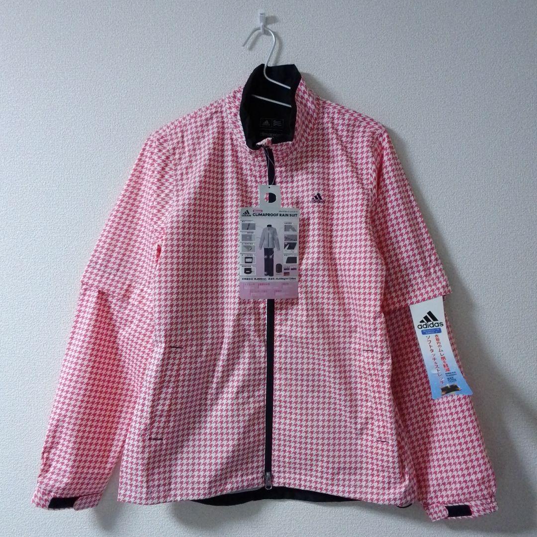 【新品】adidas アディダス ゴルフ レインウェア 千鳥格子 上下セット