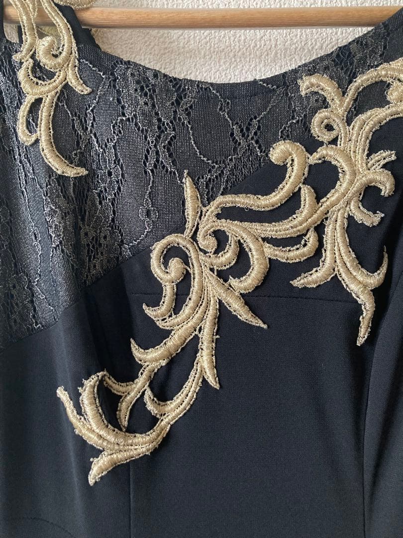 ☆社交ダンス　ドレス　ブラック