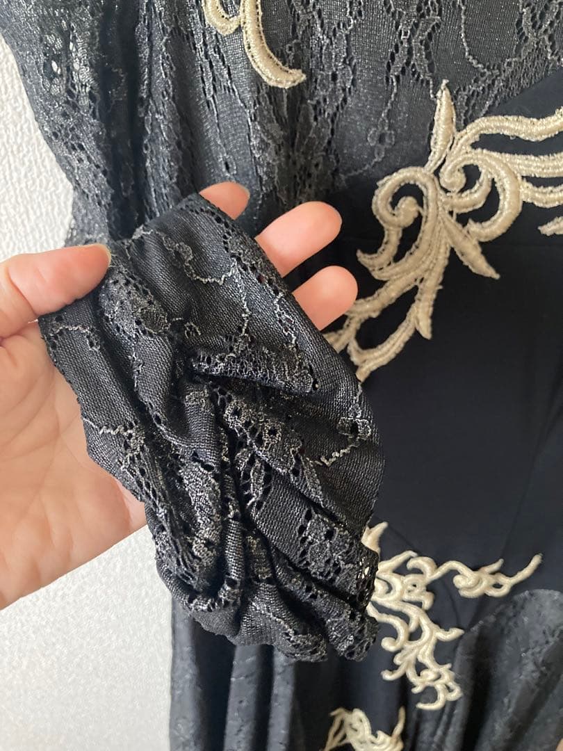 ☆社交ダンス　ドレス　ブラック