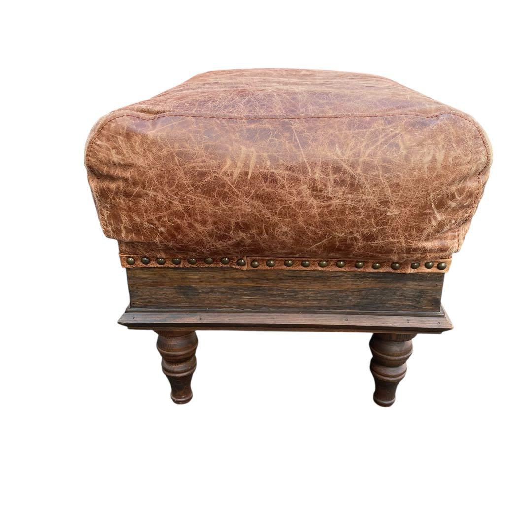 JOURNAL STANDARD FURNITURE オットマン　高級　本革