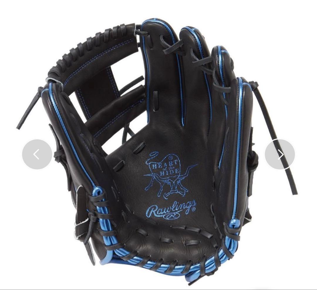 HOH LLIC 軟式　グローブ　ブラック/ロイヤル　ローリングス