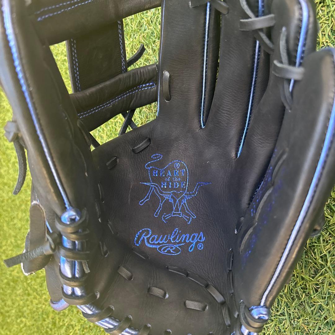HOH LLIC 軟式　グローブ　ブラック/ロイヤル　ローリングス
