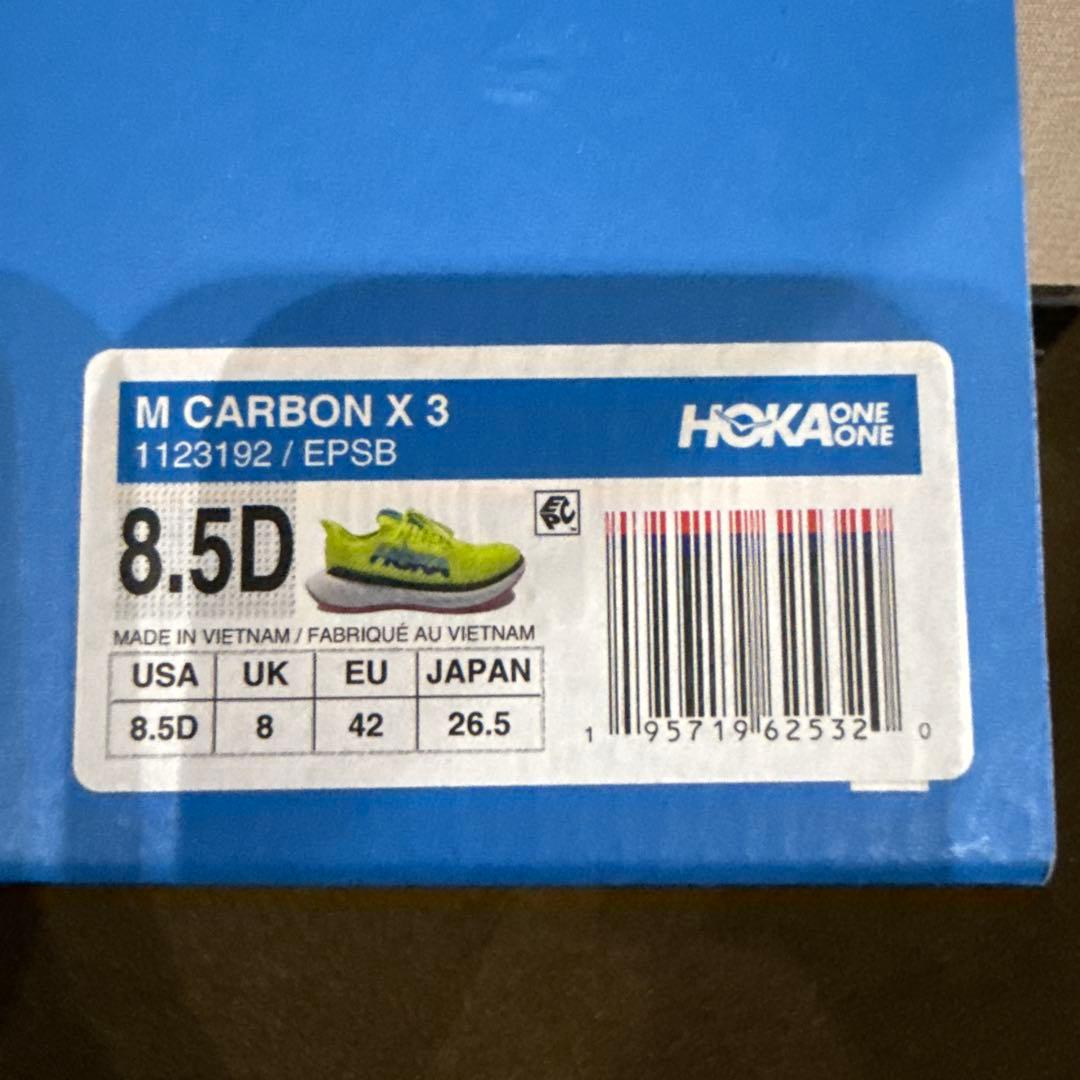 ウォーキング・ランニングウェア HOKA ONE ONE CARBON X3 26.5cm