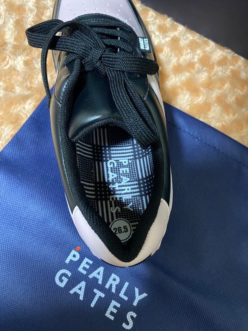 週末セールPEARLY GATES ピンク×ブラックネイビー 26.5cm