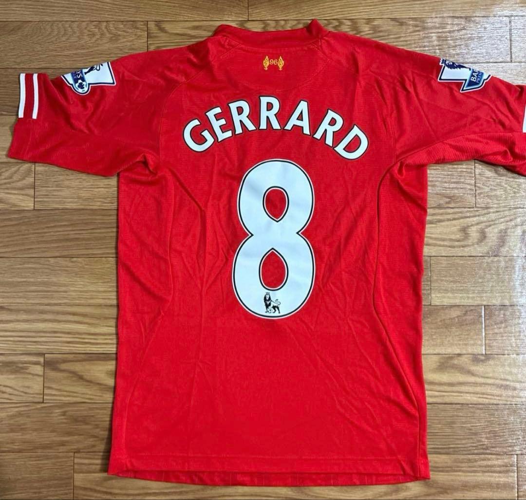 2013/14シーズン　 リバプール8番 スティーブン・ジェラード ワッペン付き