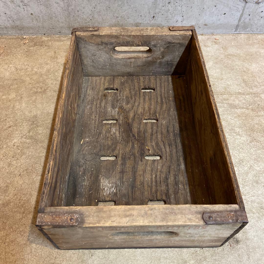 アメリカヴィンテージ　木製飲料箱　ペプシ