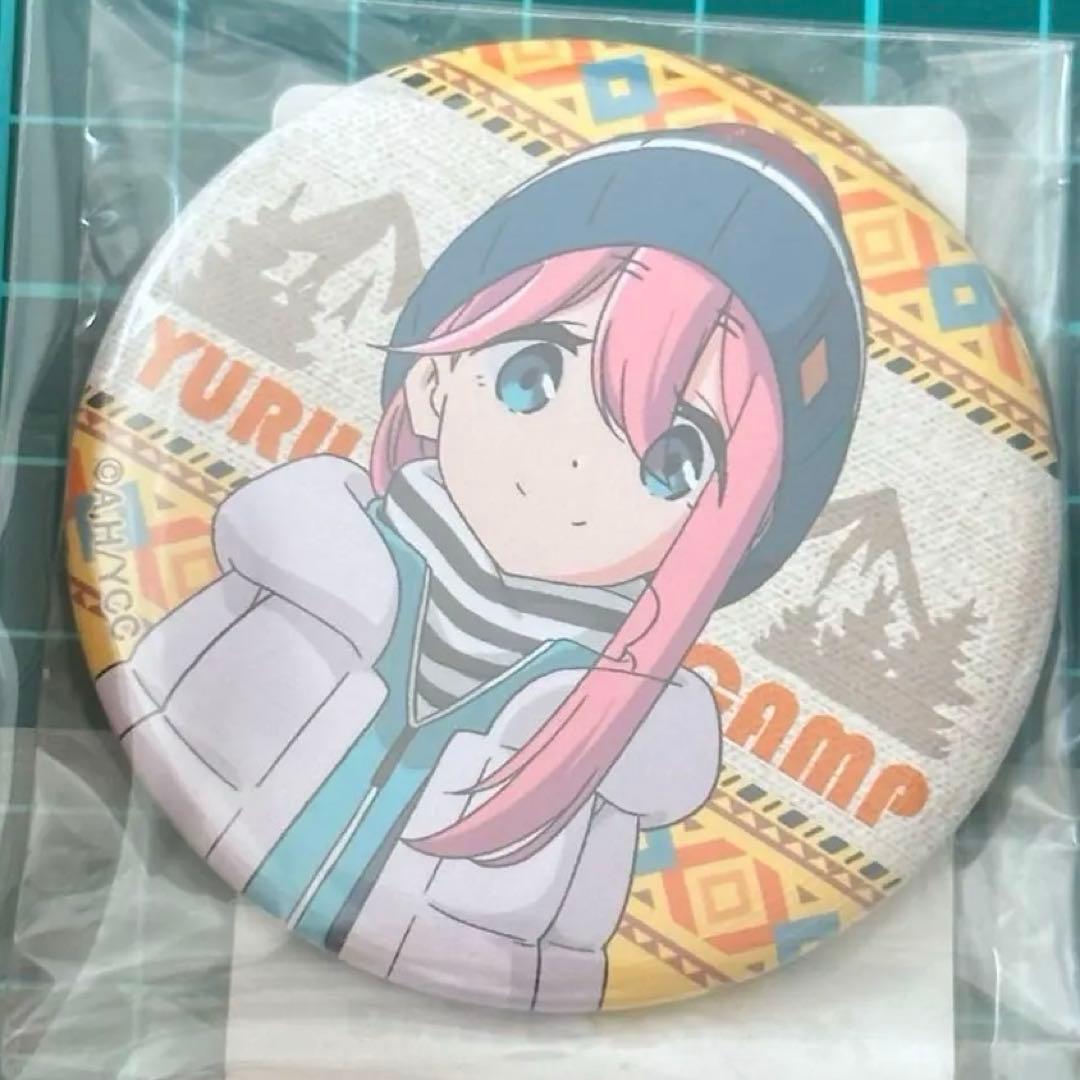 ゆるキャン△ 各務原なでしこ　DMMスクラッチ キャラコレ缶バッジ