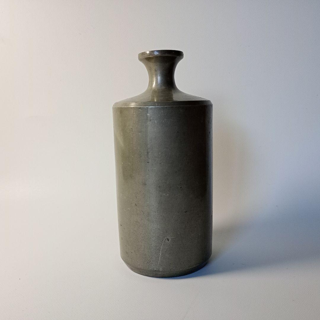 江戸時代　野弁当古錫製徳利　酒器