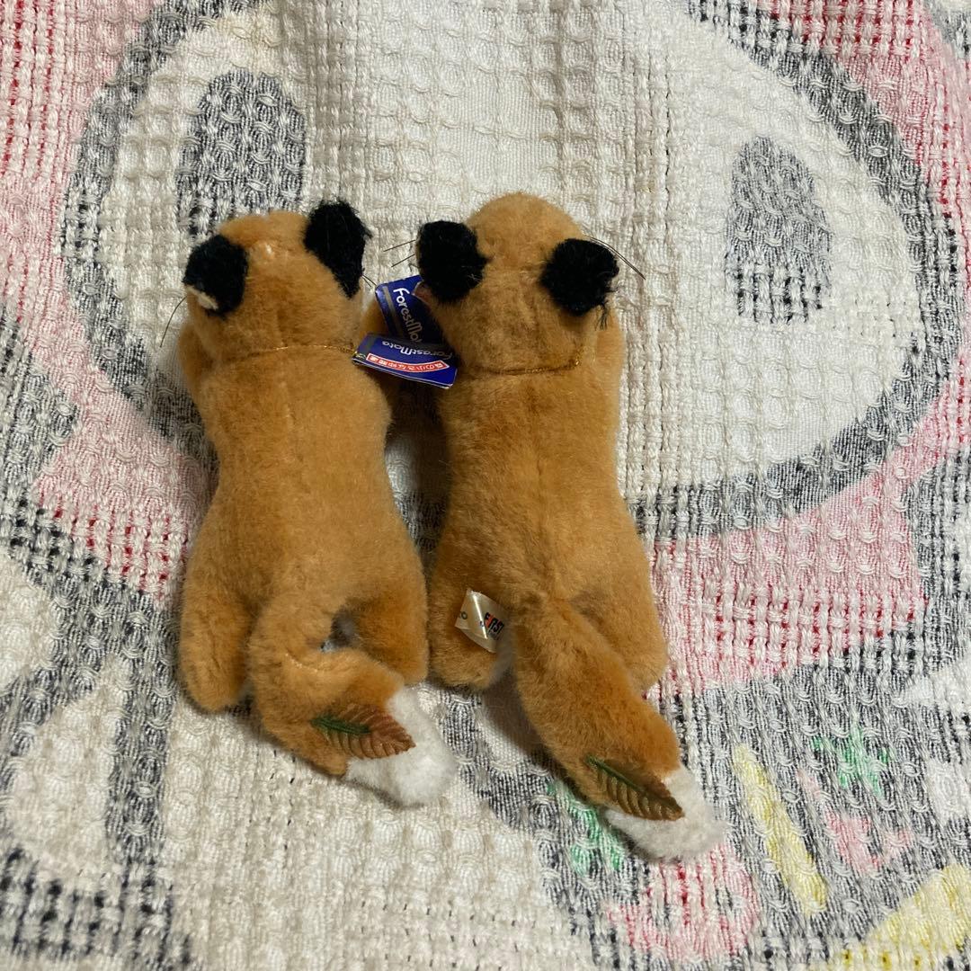 ファースト社 ヴィンテージ 森の小さな仲間達　キツネ　ぬいぐるみ　2コセット