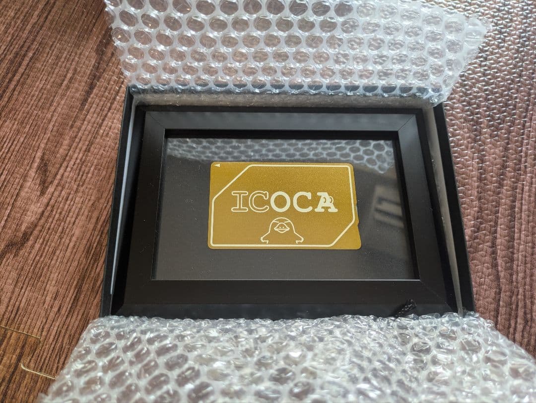 新品　黄金のICOCA