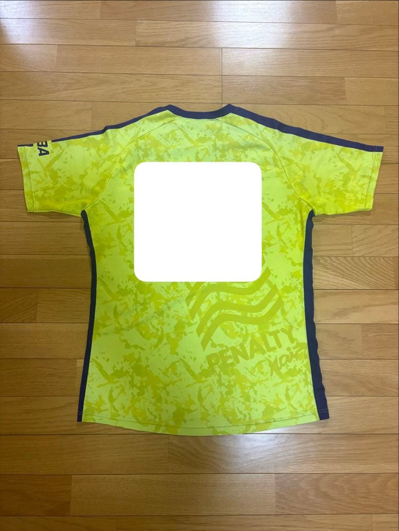 中央学院高校サッカー部ユニフォーム黄色　上下セット