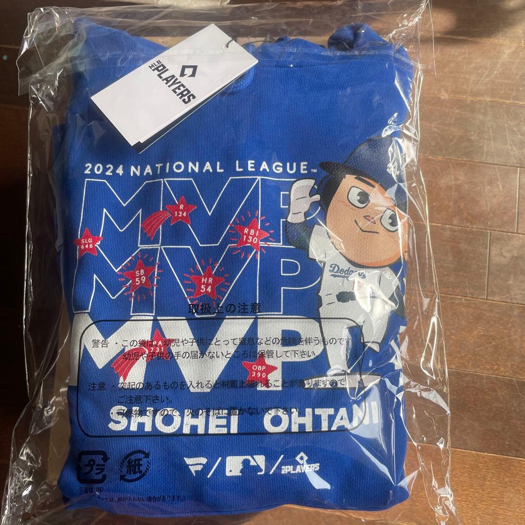 正規品　MLB公式大谷翔平 2024 MVP パーカー