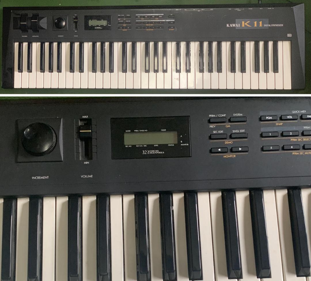 レア KAWAI シンセサイザー K11 キーボード