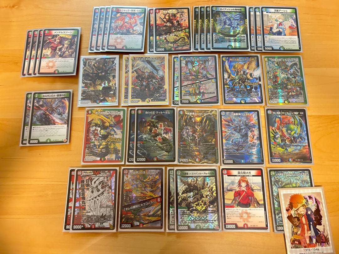 デュエマ　引退品　水晶設計図クリスタ,デッキ,汎用カードなど