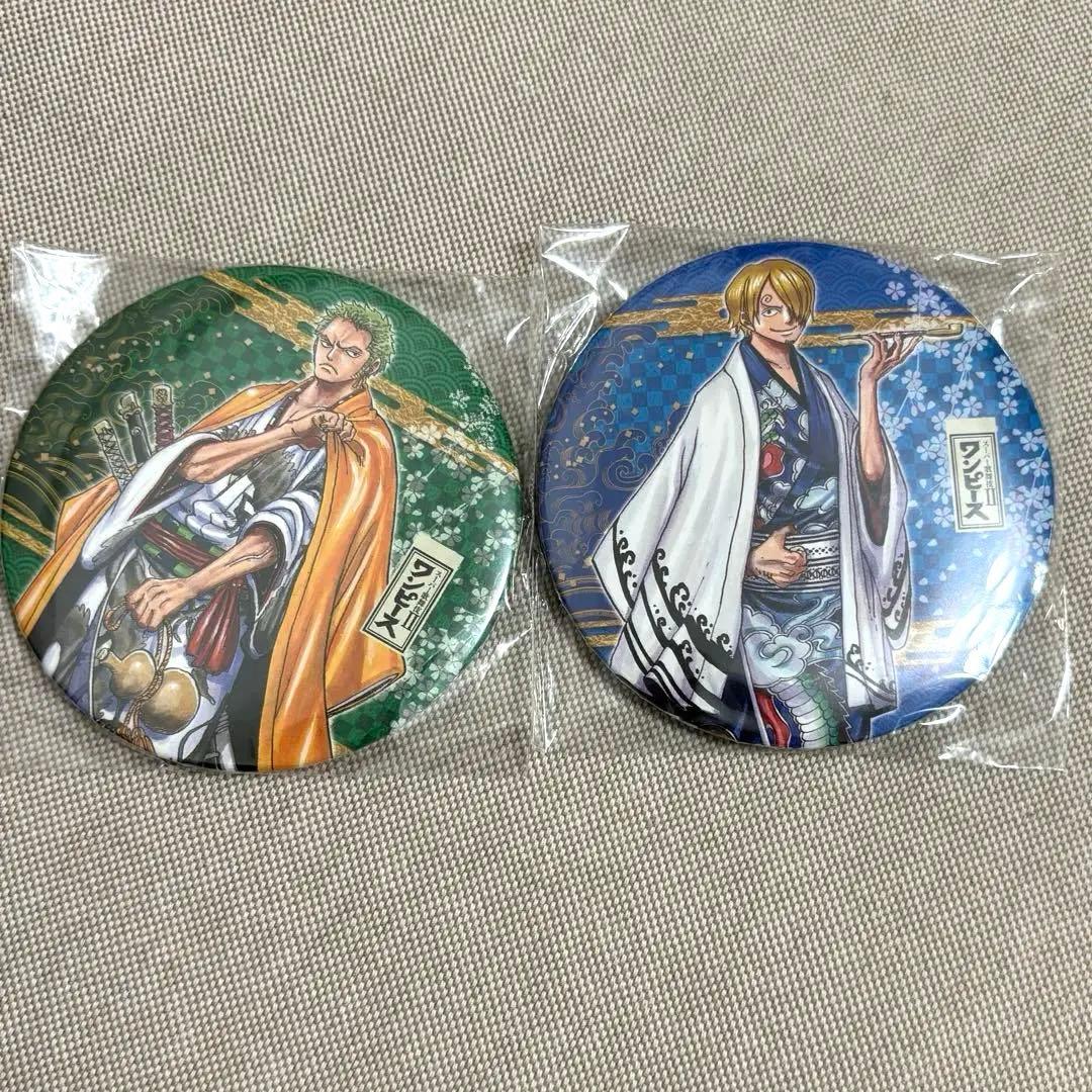 ワンピース　缶バッジ　スーパー歌舞伎　ゾロ　サンジ