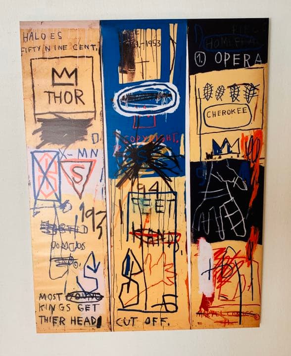 バスキア アートプリント　インテリア小物