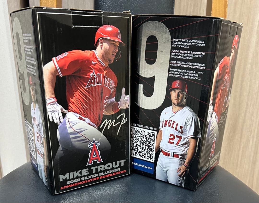 エンゼルス　2022トラウト　ボブルヘッド　2個