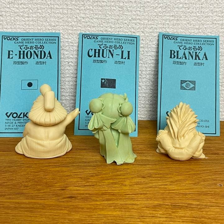 【ガレージキット】ストリートファイター2  でふぉるめ まとめて5体 春麗 ベガ