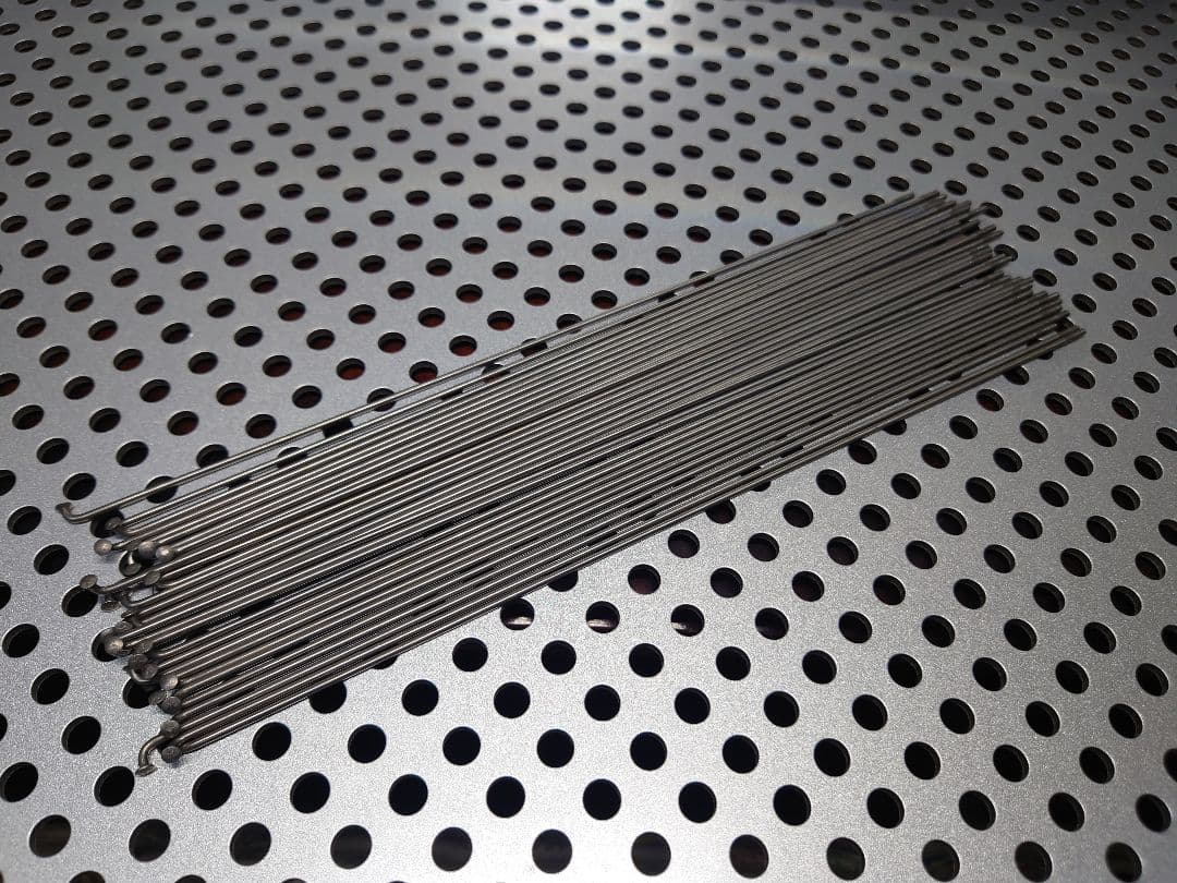 オールドパーツ 激レア 星チタンスポーク 2㎜ 266㎜ 14番 32本