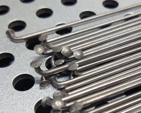 オールドパーツ 激レア 星チタンスポーク 2㎜ 266㎜ 14番 32本