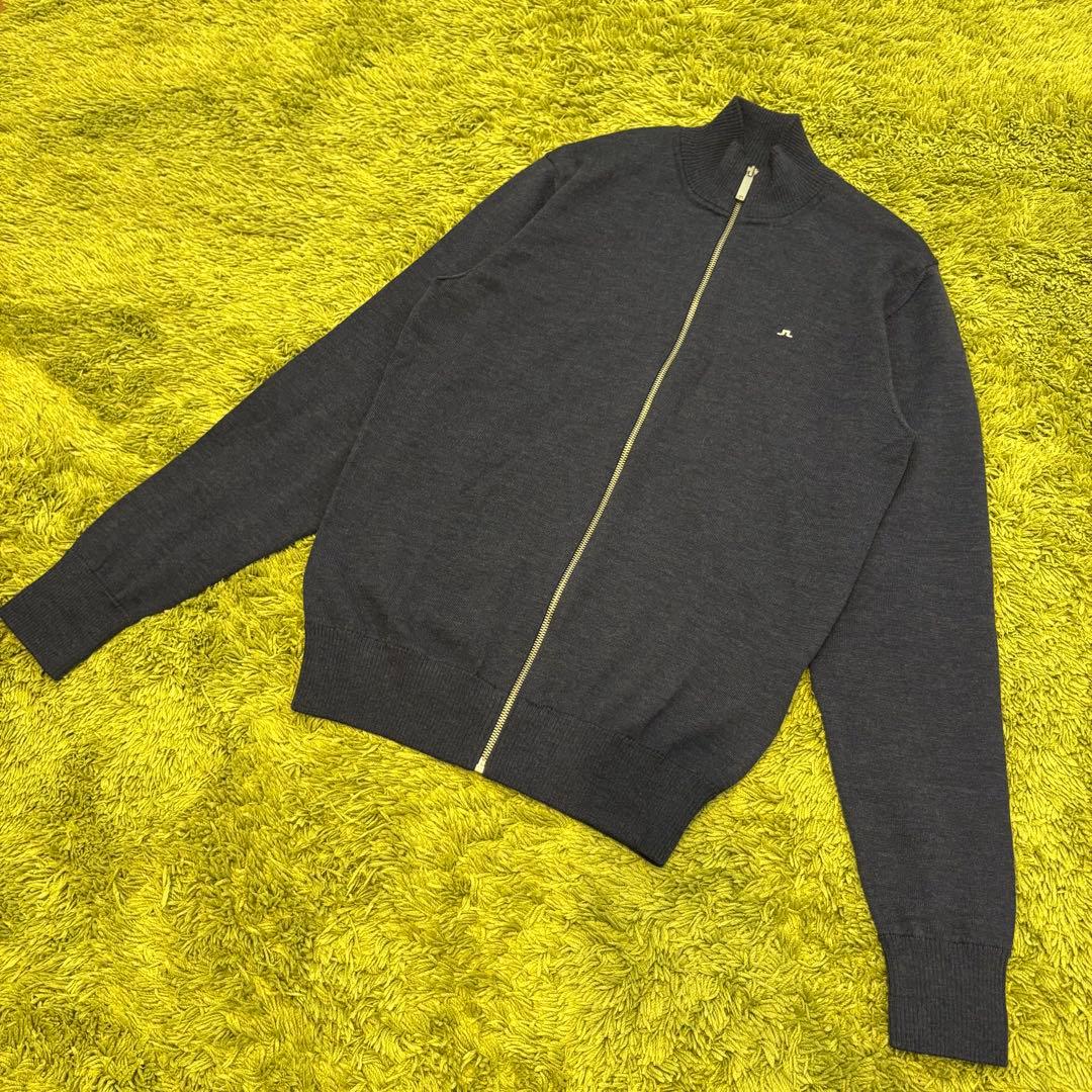 J.LINDEBERG ジェイリンドバーグ ジップジャケット ニット Lサイズ