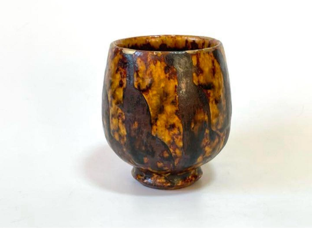 作家物 船木研児 船木研兒 指描 湯呑 湯呑み 民芸 民藝 布志名焼 舩木研児