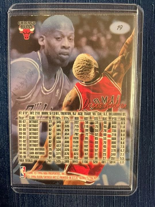 NBAカード　マイケルジョーダン・デニスロッドマン・アレンアイバーソン