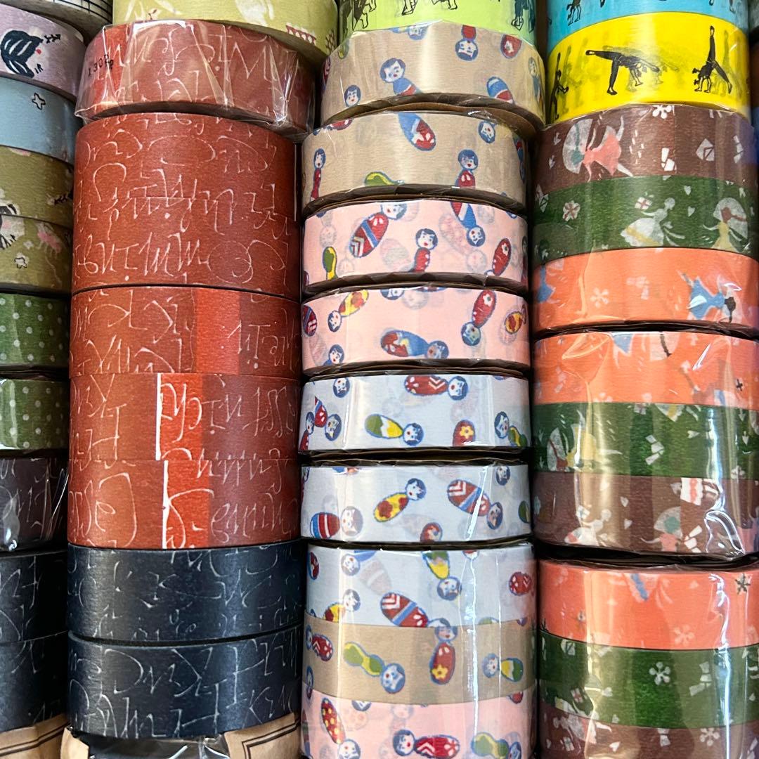 【130個】倉敷意匠 マスキングテープ（井上陽子、関美穂子 夜長堂 他）