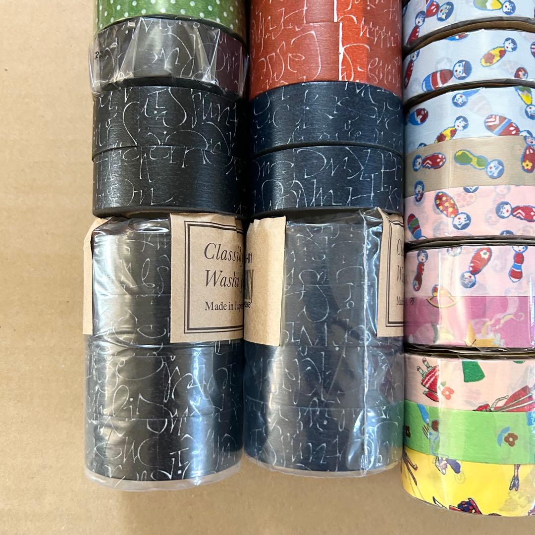 【130個】倉敷意匠 マスキングテープ（井上陽子、関美穂子 夜長堂 他）