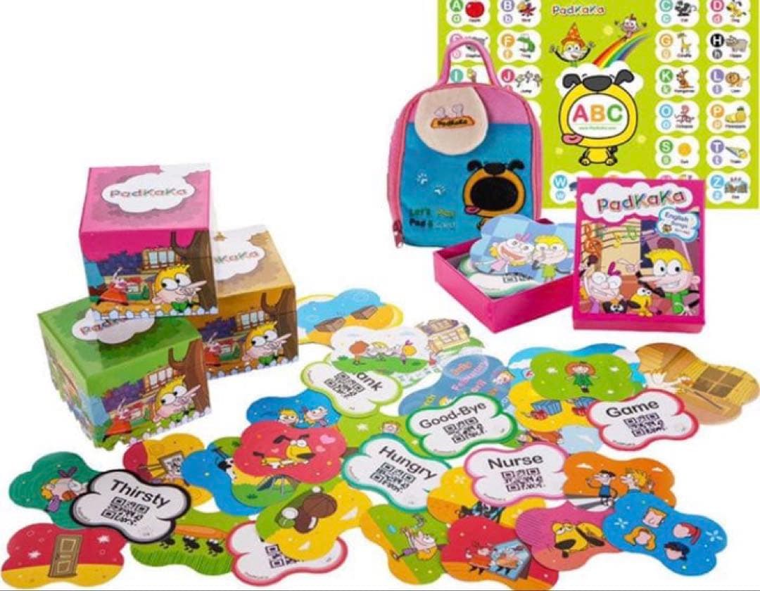 単語カード　幼児・子ども用　英語教材『PadKaKa（パッドカカ）』新品！