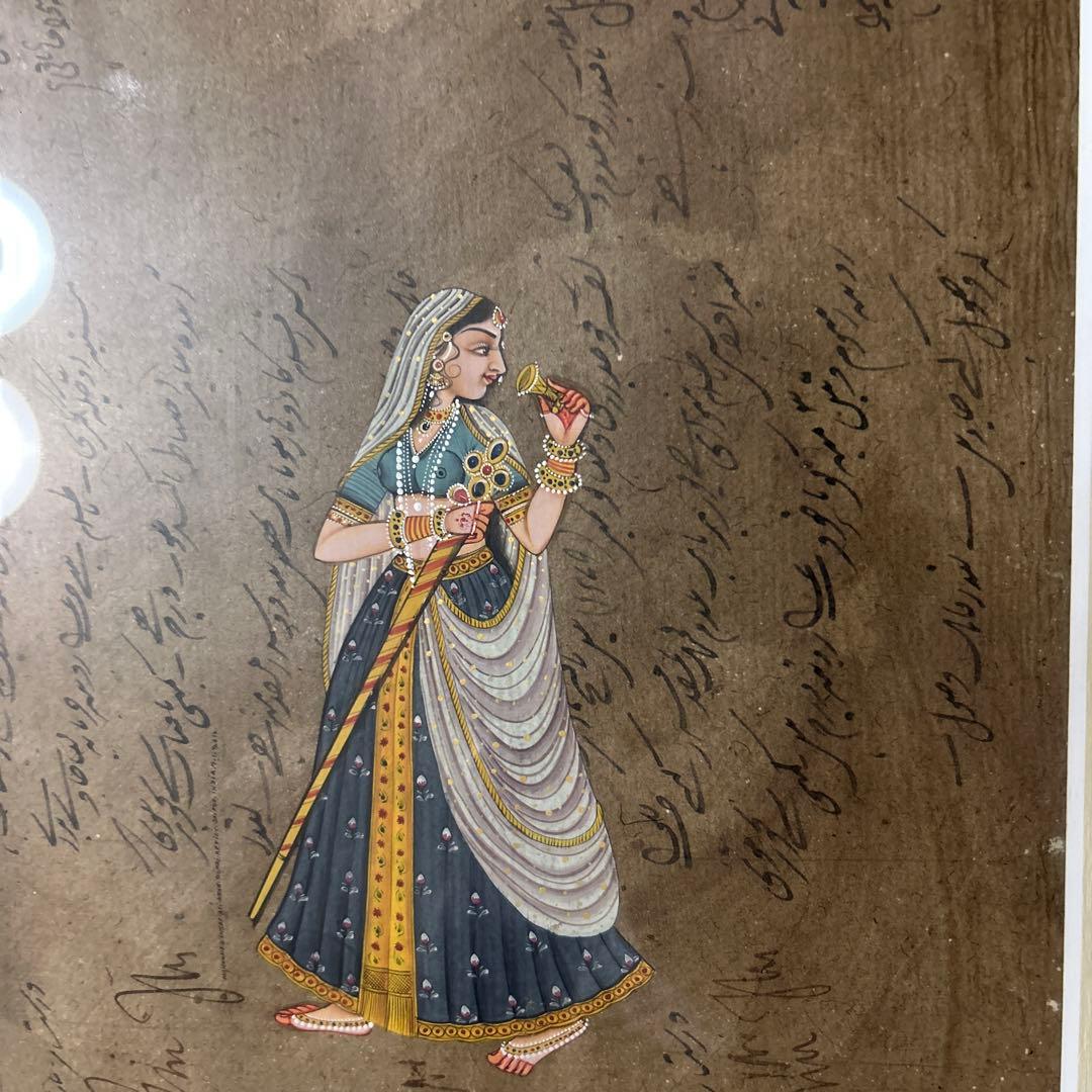 細密絵画　モハメド・イラシャフ・アリ・カーン・ゴーリ アート