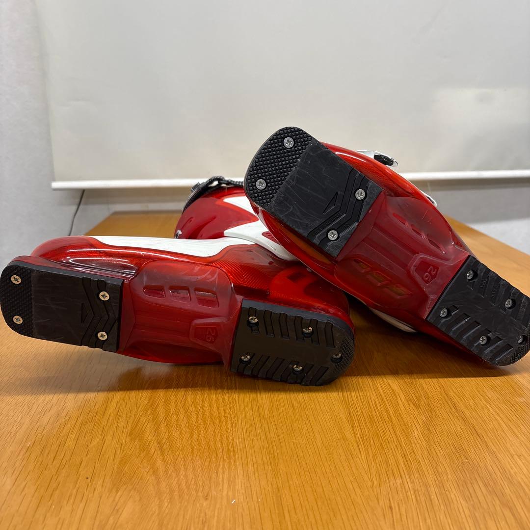 SALOMON FALCON XT CS スキー用ブーツ、レッド/ホワイト