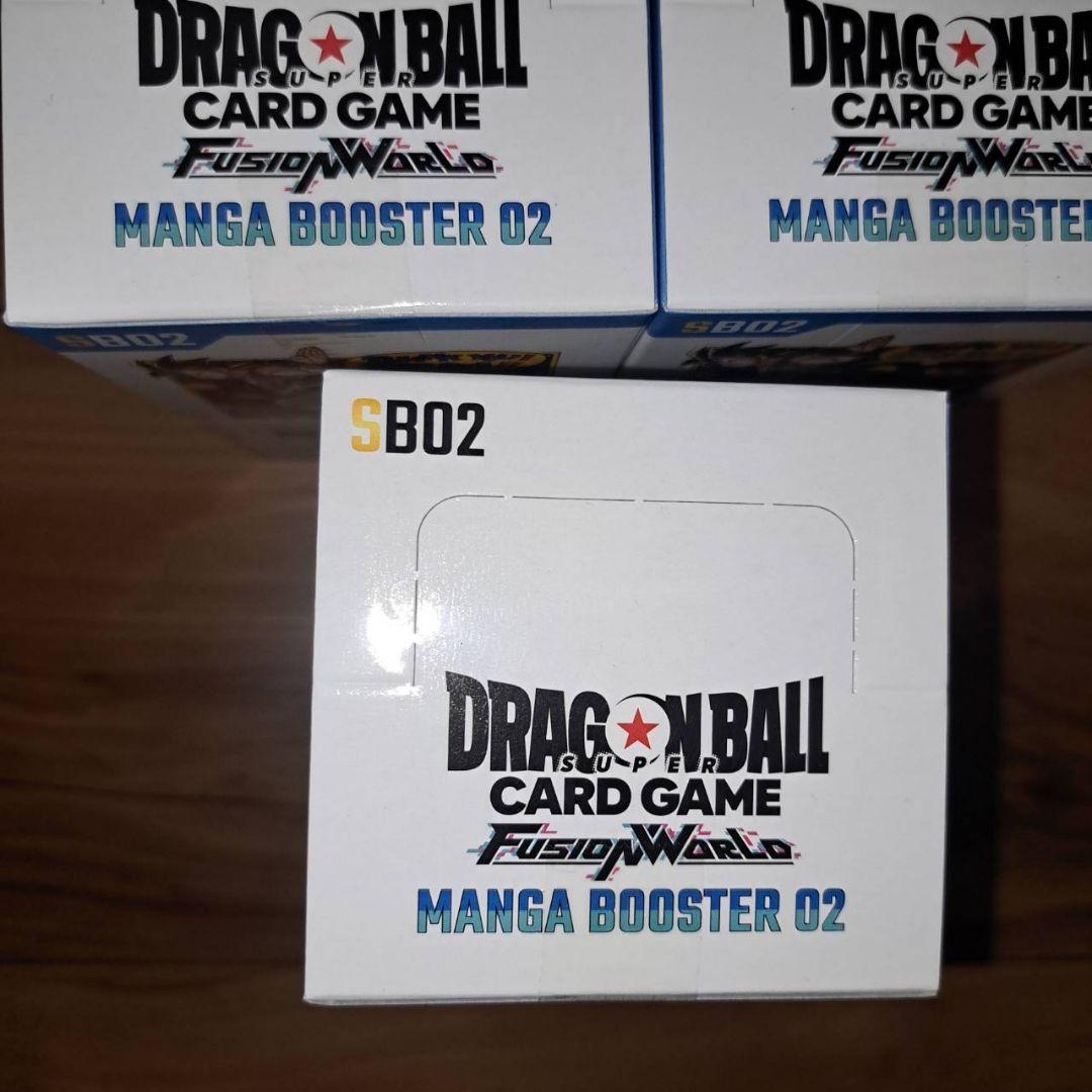 ドラゴンボールカードゲーム MANGA BOOSTER 02 テープ付き３BOX
