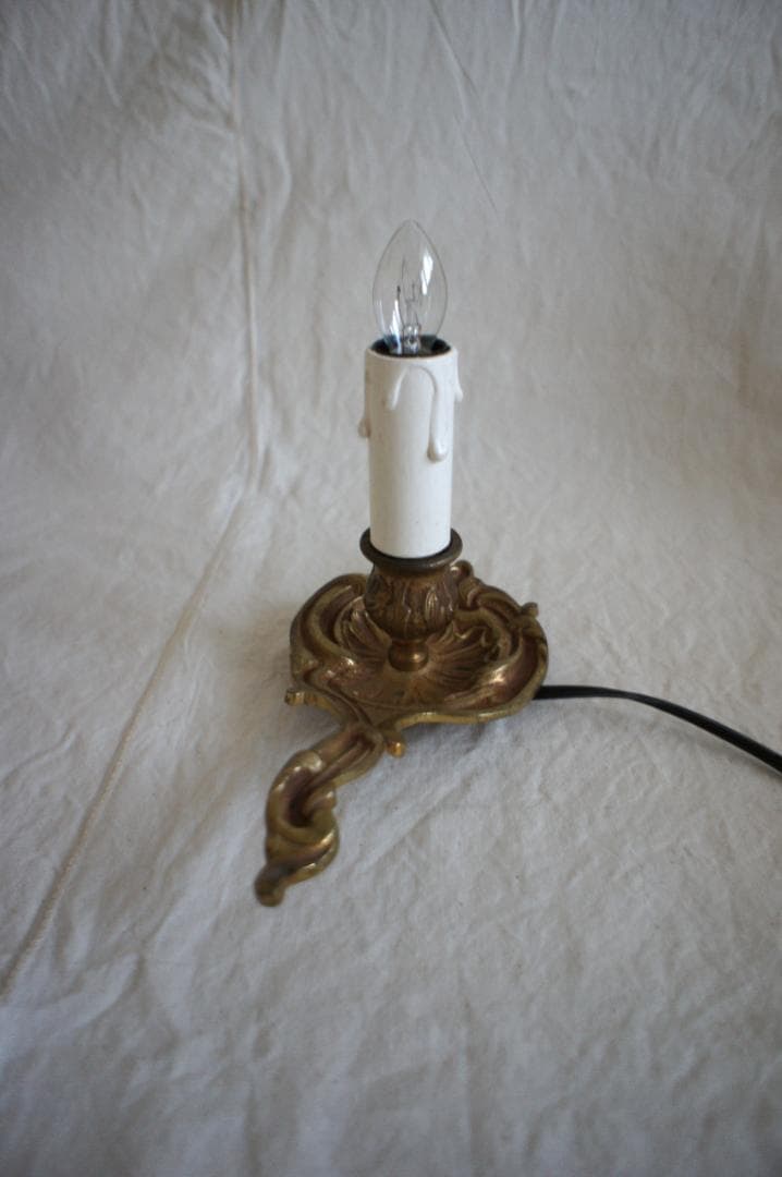 キャンドル　ランプ　 蝋燭　シャンデリア　ブロカント　フランスアンティーク