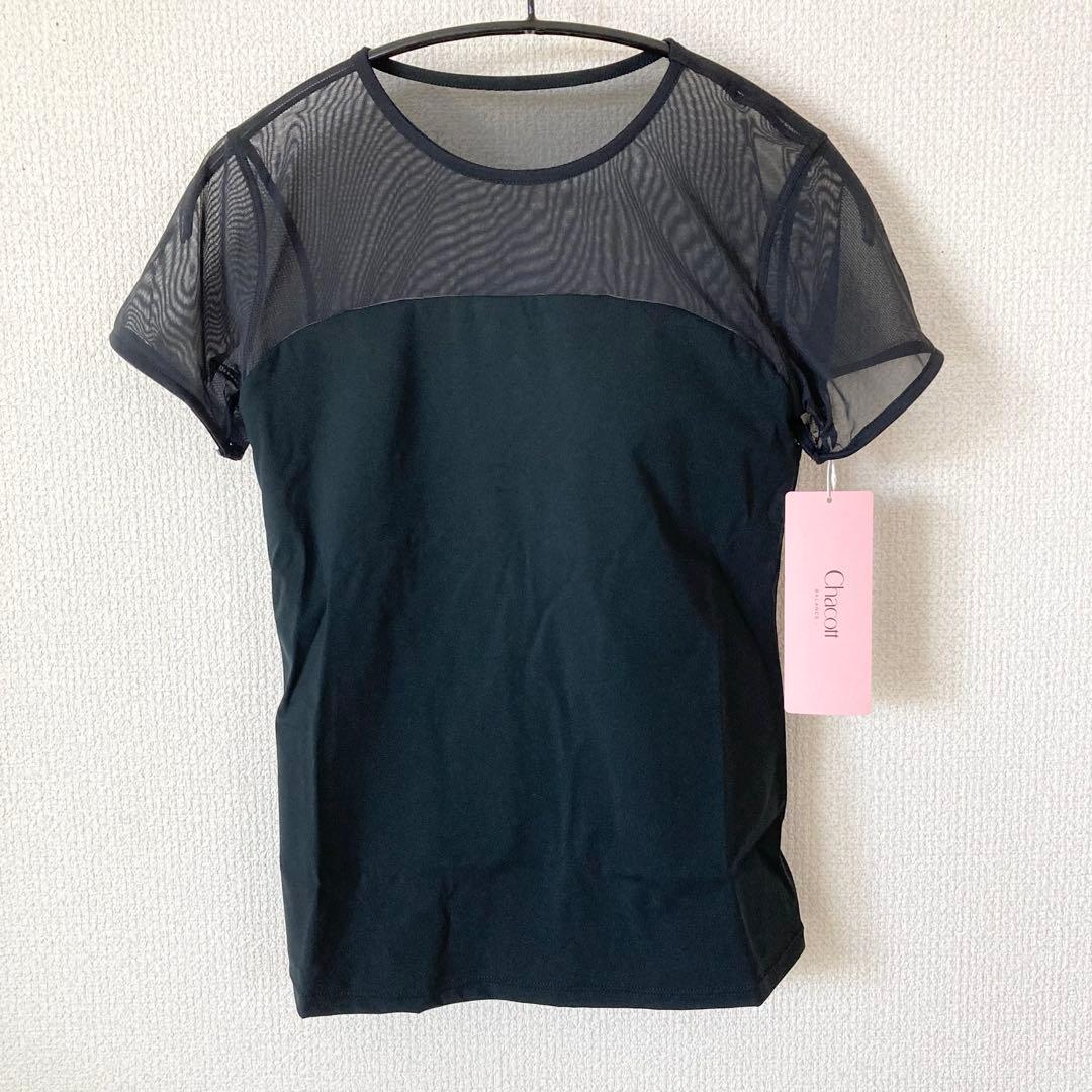 チャコット スムースライトトップ M 黒 ヨガウェア ダンス レオトップ ヨガ