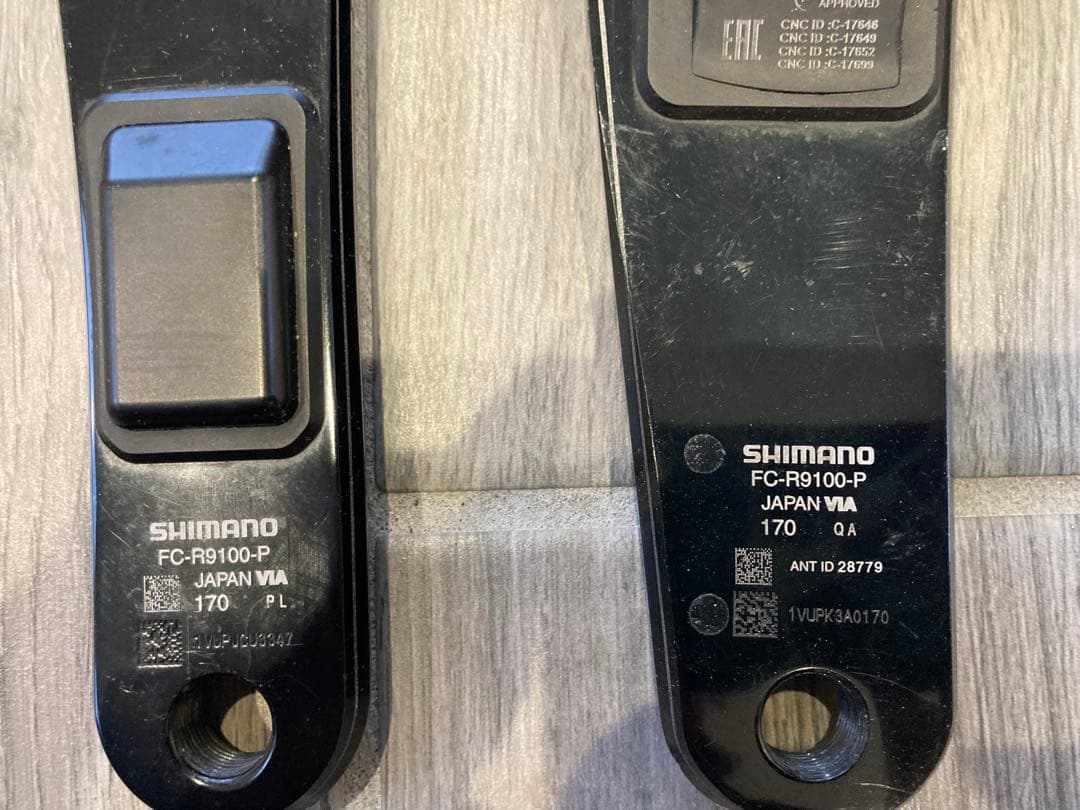 DURA-ACE パワーメーター クランクセット FCR9100P 170mm