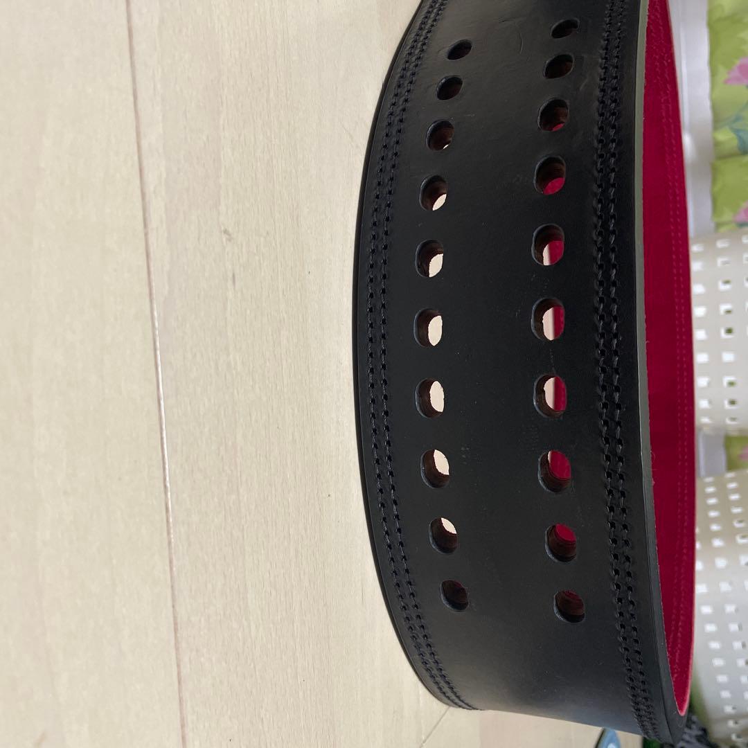 【XL】SBD トレーニング・パワーベルト ブラック/レッド